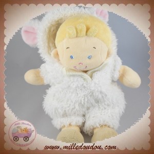 NICOTOY SOS DOUDOU GARCON BLOND DEGUISE LAPIN BLANC