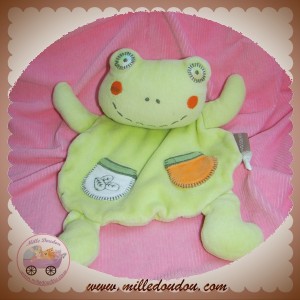 NATALYS SOS DOUDOU GRENOUILLE PLAT VERT