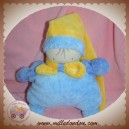 NOUNOURS DOUDOU POUPEE HOCHET JAUNE BLEU SOS