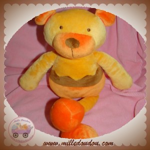 LE PETIT NOUVEAU AMBIANCE STYLES DOUDOU OURS ORANGE SOS