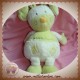 SOS SAUTHON DOUDOU LAPIN BLANC VERT GARDEN