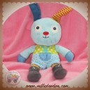 POMMETTE DOUDOU LAPIN BLEU SHORT SOS