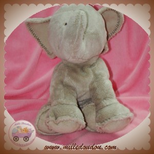 TARTINE ET CHOCOLAT SOS DOUDOU ELEPHANT GRIS 23 cm