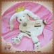 BABYNAT DOUDOU LAPIN ECRU PLAT PARTIE MARRON SOS