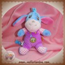 DISNEY DOUDOU BOURRIQUET BLEU ROSE SALOPETTTE VIOLET SOS