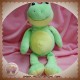 PLAYKIDS CMI DOUDOU GRENOUILLE VERTE JAUNE 30 cm SOS