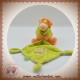 DISNEY SOS DOUDOU TIGROU ORANGE DEGUISE MOUCHOIR VERT SOS