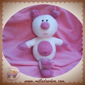 LUMINOU SOS DOUDOU COCHON ROSE JEMINI BRODEE