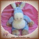 NOUKIE'S SOS DOUDOU ANE BLEU ET ECRU PACO MOU 22 CM