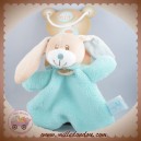 BABYNAT BABY NAT SOS DOUDOU LAPIN CHIEN PLAT VERT BLEU TURQUOISE SOS