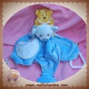 BABYNAT DOUDOU OURS PLAT BLEU EVEIL DENTITION SOS