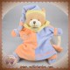 BABYNAT BABY NAT SOS DOUDOU OURS TOMI MARIONNETTE ORANGE SOS