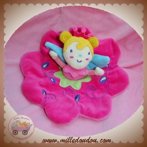 BABYNAT DOUDOU PRINCESSE GIGI L'ABEILLE PLAT ROSE FLEUR KATHERINE ROUMANOFF SOS