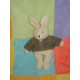 MOULIN ROTY DOUDOU PELUCHE LAPIN ECRU PULL THEOPHILE HOCHET