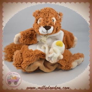 HISTOIRE D'OURS DOUDOU ECUREUIL MILFEUILLE MARRON MARIONNETTE GISOU SOS