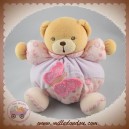 KALOO SOS DOUDOU OURS LILIROSE BOULE ROSE PAPILLON VIOLET 9612480