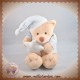 BOUT'CHOU SOS DOUDOU OURS BEIGE HAUT BLEU ETOILE MUSICAL