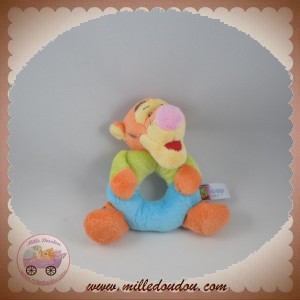 DISNEY SOS DOUDOU TIGROU HOCHET BLEU VERT ORANGE SOS