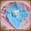 SOS DOUDOU OURS BEIGE PLAT BLEU DOS BEIGE