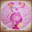 INFLUX DOUDOU SOURIS ROSE TISSU FLEUR CORA SOS