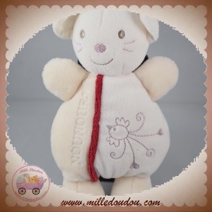 NOUNOURS SOS DOUDOU OURS CHAT BLANC OISEAU