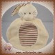 BNI DERMACTIVE SOS DOUDOU LAPIN ECRU PLAT RAYE BEIGE