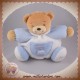 KALOO SOS DOUDOU OURS COURSE BEIGE BOULE BLANC BLEU VOITURE