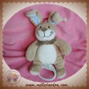 NOUKIE'S DOUDOU LAPIN OSCAR BINZ BEIGE BLEU MARRON MUSICAL SOS