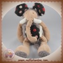 MOULIN ROTY SOS DOUDOU ELEPHANT LES ZAZOUS GRIS MARRON 24 CM