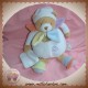 DOUDOU ET COMPAGNIE SOS OURS BLANC NUAGE PETALES MOUCHOIR