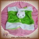 MUSTI BENGY SOS DOUDOU CHAT OURS BLANC PLAT VERT