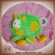 BABYSUN SOS DOUDOU LAPIN PLAT VERT ORANGE DENTITION BABY SUN SOS