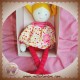 MOULIN ROTY SOS DOUDOU POUPEE POPINELLE BLONDE ROBE A POIS