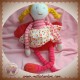 MOULIN ROTY SOS DOUDOU POUPEE POPINELLE BLONDE ROBE A POIS