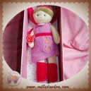 DOUDOU ET COMPAGNIE POUPEE FEE VIOLET ROSE SOS