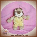 NOUKIE'S SOS DOUDOU LION JAUNE BABOUM SALOPETTE 15 CM