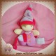 DOUDOU ET COMPAGNIE POUPEE FEE VIOLET ROSE ATTACHE TETINE SOS