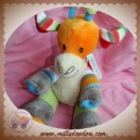 HAPPY HORSE SOS DOUDOU GIRAFE ORANGE LAINE SOS