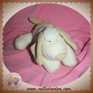 TIAMO TI AMO SOS DOUDOU CHIEN ECRU BEIGE 18 CM