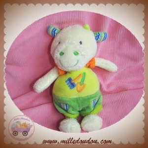 BABYSUN BABY SUN DOUDOU VACHE ECRU VERT JARDIN BILLES