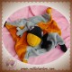 STERNTALER SOS DOUDOU GECKO PLAT ORANGE GRIS NOIR AUDI