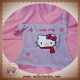 SOS DOUDOU CHAT MOUCHOIR PLAT VIOLET RAYE FLOCON HELLO KITTY NOEUD