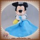 DISNEY NICOTOY SOS DOUDOU MICKEY SOURIS ASSIS MOUCHOIR BLEU FLUORESCENT