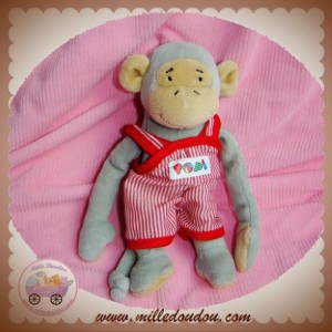 AJENA SOS DOUDOU SINGE POPI GRIS NOUNOURS 18 cm