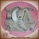 BVBA JOGYSTAR SOS DOUDOU LAPIN DAMO BEIGE TAUPE PLAT NOEUD CROIX