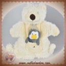 HISTOIRE D'OURS SOS DOUDOU OURS ROLAND BLANC MARIONNETTE PINGOUIN