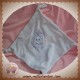 DISNEY SOS DOUDOU MOUCHOIR PLAT VIOLET CHAT MARIE NOEUD CARREFOUR