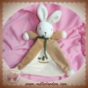 TAKINOU SOS DOUDOU LAPIN BLANC PLAT NATURE BEIGE GLAND