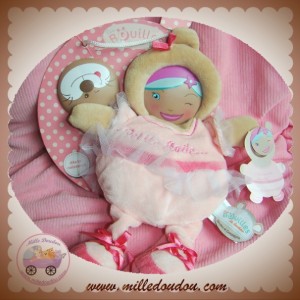 DOUDOU ET COMPAGNIE POUPEE PETITE ETOILE DANSEUSE LES BOUILLES ROSE SOS