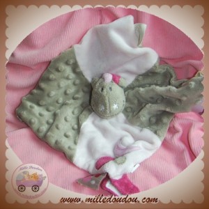 NOUKIE'S SOS DOUDOU DRAGON VICTORIA PLAT GRIS ROSE LUNE SOS